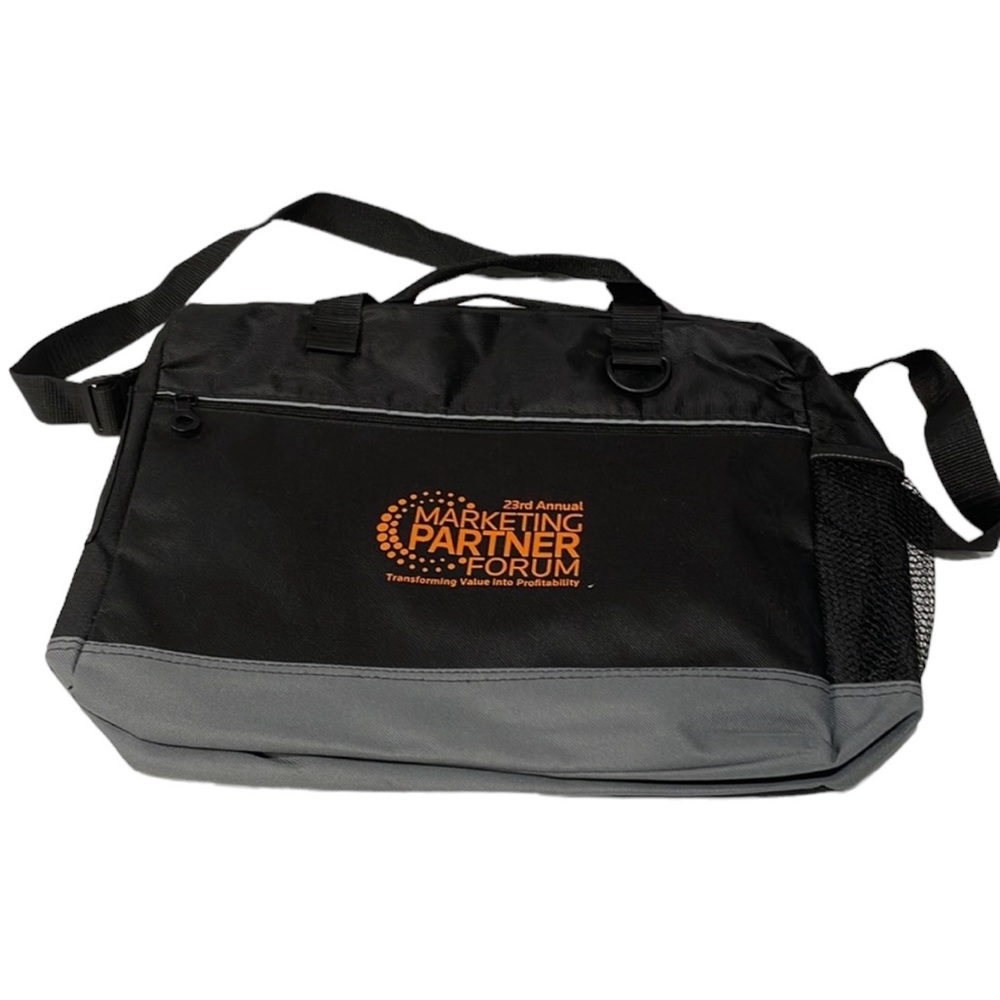 Lightweight canvas messenger bag. Black. New.